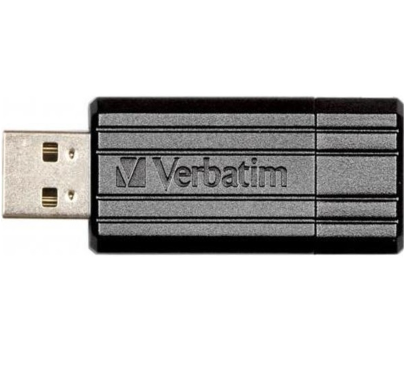USB Flash Drive 8GB Pin Stripe Black,