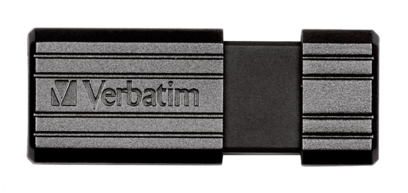 USB Flash Drive 8GB Pin Stripe Black,